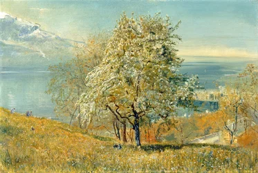ジュネーヴ湖」1880-1882年頃（油彩・キャンバス