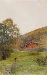 クアントック・ヒルズ、1870年頃（紙に水彩画）