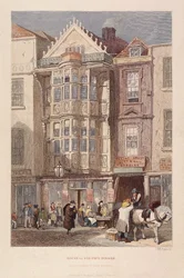 1851年、ロンドン、ビショップスゲートのポール・ピンダー・タバーン（Paul Pindar Tavern