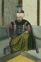 マフムト（メフメト）4世（1642-93）スルタン在位1648-87年『トルコ皇帝肖像画シリーズ』より