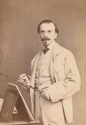[カール・ハーグ]、1860年代。
