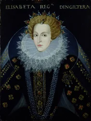 女王エリザベス1世の肖像（1533-1603）（油彩・キャンバス