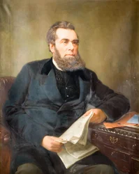 ジョン・スキロー・ライトの肖像 1823-1880年 1880年