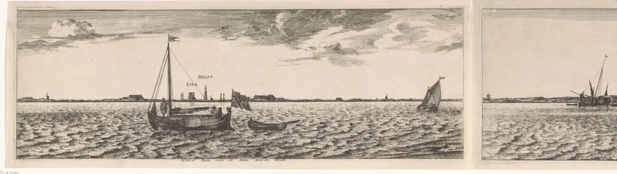 ムーズ川北側の眺め ポストカード（シリーズタイトル）