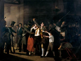 ブエン スチェソでのスペインの愛国者の銃撃 (1808 年 5 月 3 日の夜明け)
