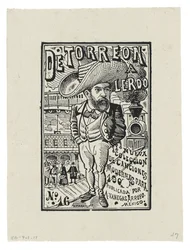 DeTorreon a Lerdo、1905年頃、1942年に印刷（彫刻）
