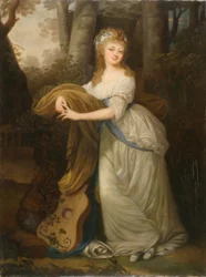 ミハウ・ヒエロニム・ラジヴィウの娘、クリスティナ・マグダレーナ・ラジヴィウの肖像（1776～1796年