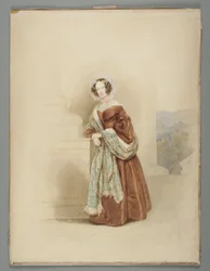 アデライダ・マリアンナ・シュターディオン・フォン・ヴァルトハウゼン伯爵夫人（1804-1885）、ブジェジャのカロロヴァ・ランツコロニスカ