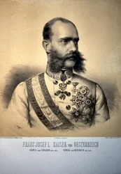 フランツ・ヨーゼフ1世 1873年 リトグラフ