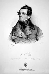 フランツ・ワイルド 1841年 リトグラフ