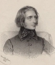作曲家フランツ・リストの肖像 1811-1886, 1838.