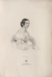 オペラ歌手リタ・ガブッシの肖像 1810-1891, 1840.