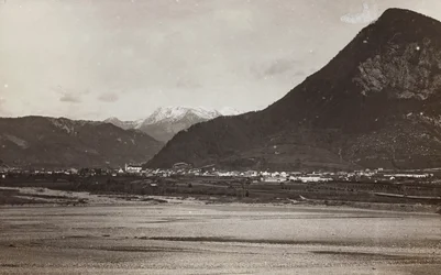 アルバム "Meine weltkriegs - Erinnerungen South-West Front (Carinthia, Italien, South Tyrol) (私の世界大戦-南西戦線の思い出（カリンシア、イタリア、トレンティーノ・アルト・アディジェ）1915/03/1931-12/11/1918 - Josef Zohles Wien ": トルメッツォの風景（モノクロ写真