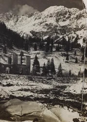 アルバム "Meine weltkriegs - Erinnerungen South-West Front (Carinthia, Italien, South Tyrol) (私の世界大戦-南西戦線の思い出（カリンシア、イタリア、トレンティーノ・アルト・アディジェ）1915年3月31日-1918年11月19日 - Josef Zohles Wien ": Plöcken (白黒写真)