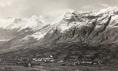 アルバム "Meine weltkriegs - Erinnerungen South-West Front (Carinthia, Italien, South Tyrol) (私の世界大戦-南西戦線の記憶（カリンシア、イタリア、トレンティーノ・アルト・アディジェ）1915/03/1931-12/11/1918 - Josef Zohles Wien ": Mount Rombon (bw/写真)