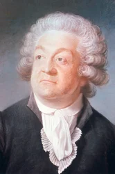 ミラボー伯爵（1749-1791）オノレ・ガブリエル（Honore-Gabriel）・リケティの肖像」（パステル画）のディテール