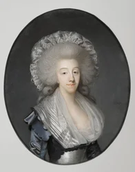 サヴォイアのマリア テレジア王女 1756 年から 1805 年、アルトワ伯爵夫人、1785 年。