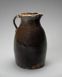 投手、c。 1873-1900（アルカリ釉石器）