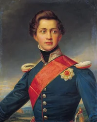 Othon Ier de Grece - ギリシャ王オットーの肖像 - Stieler, Joseph Karl (1781-1858) - 1832 - キャンバスに油彩 - 89x68 - ベナキ美術館、アテネ