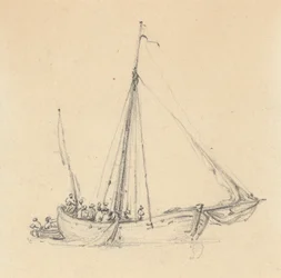 Single Ketch, Bow Forward; Rowboat Behind   1438021   ja       japanese Successfully Translated  Original: Fight between a monk holding a crucifix and a ghost Illustration by Alessandro Lonati Translat: Fight between a monk holding a crucifix and a ghost I
