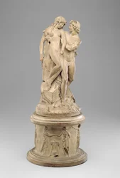 アンドロメダを救出するペルセウス 1786年頃（テラコッタ