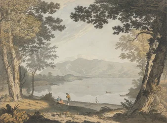 Vista de Skiddaw e Derwentwater