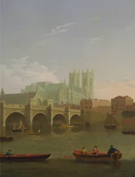 ウェストミンスター寺院と橋