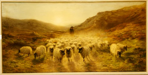 丘を離れる、1874