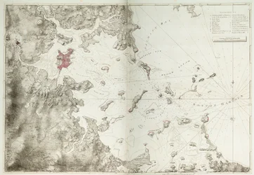 ボストン港の海図