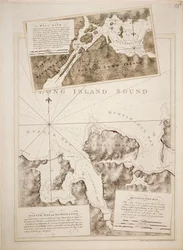 オイスター湾とハンティントン湾、ロングアイランド湾の海図