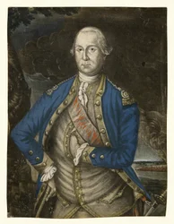彼の閣下ジョージ・ワシントン・エスクァイア、パブ。 1776年（手描きの彫刻）