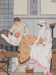 カッピング、「ヒポクラテス全集」、1932年のイラスト