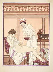 スポンジバス、「ヒポクラテスの作品」からのイラスト、1934年