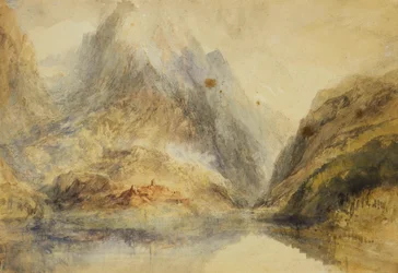 スイスアルプスの風景、1843年