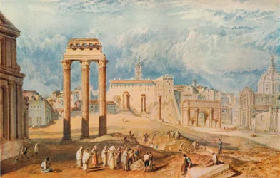 ローマフォーラム、1818年