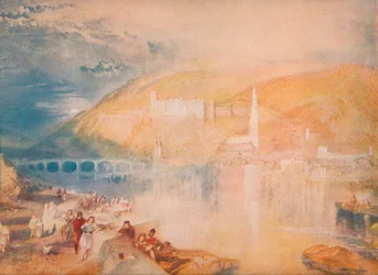 ハイデルベルク-サンセット、c1840、1918