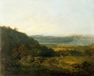 ヨークシャー、ミドルトン・デール（油彩・キャンバス