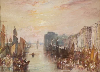 リバーシーン、ルアーブル、1832年頃（水彩）