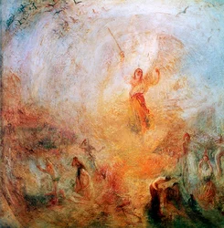 太陽の下に立つ天使、1846