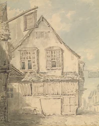 ハート・オブ・ザ・オーク」イン、1794年頃（紙に水彩画）