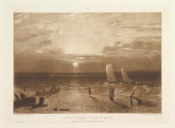 Mildmay Sea-Piece Liber Studiorum、パートVIII、プレート40、1812年2月11日。