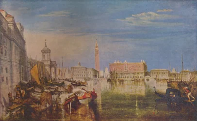 ヴェネツィア - カナレットの絵画、1833年頃、1925年