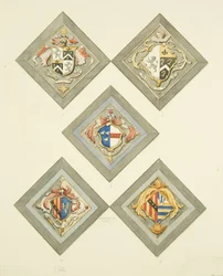 5 Hatchments in St Philip