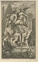 ヴィクトリアが戴冠したヘラクレス タイトル ページ: Cornelis de Bruyn、Cornelis de Bruyn の旅、小アジアの最も有名な地域、1698 年
