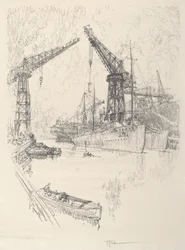 建物の駆逐艦、1917 年。