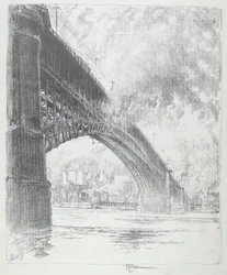 イーズ橋、セントルイス、1919 年。