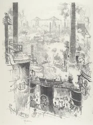 炉の上から」1916年