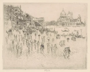 ペネルの窓から見たリーヴァ号（1883年）。