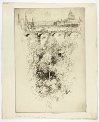 ウォータールー橋、教会、仕事