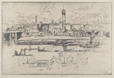 橋の間のショットタワー